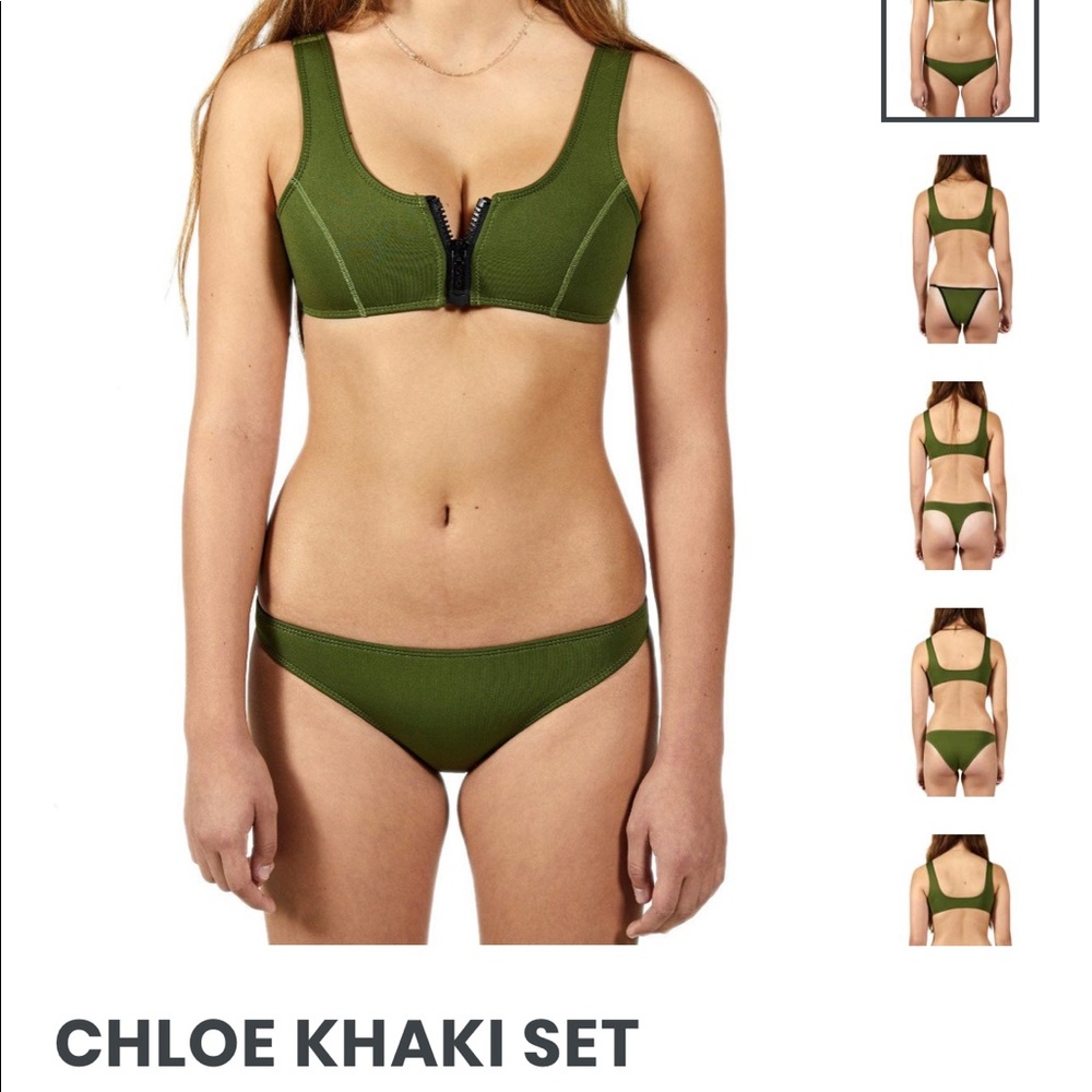 Hoaka Bikini Neoprene Swimsuit Set